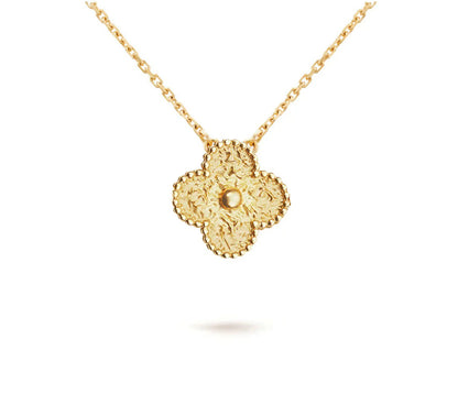 [Zalyn]15MM CLOVER FLOWER PENDANT NECKLACE COLLECTION
