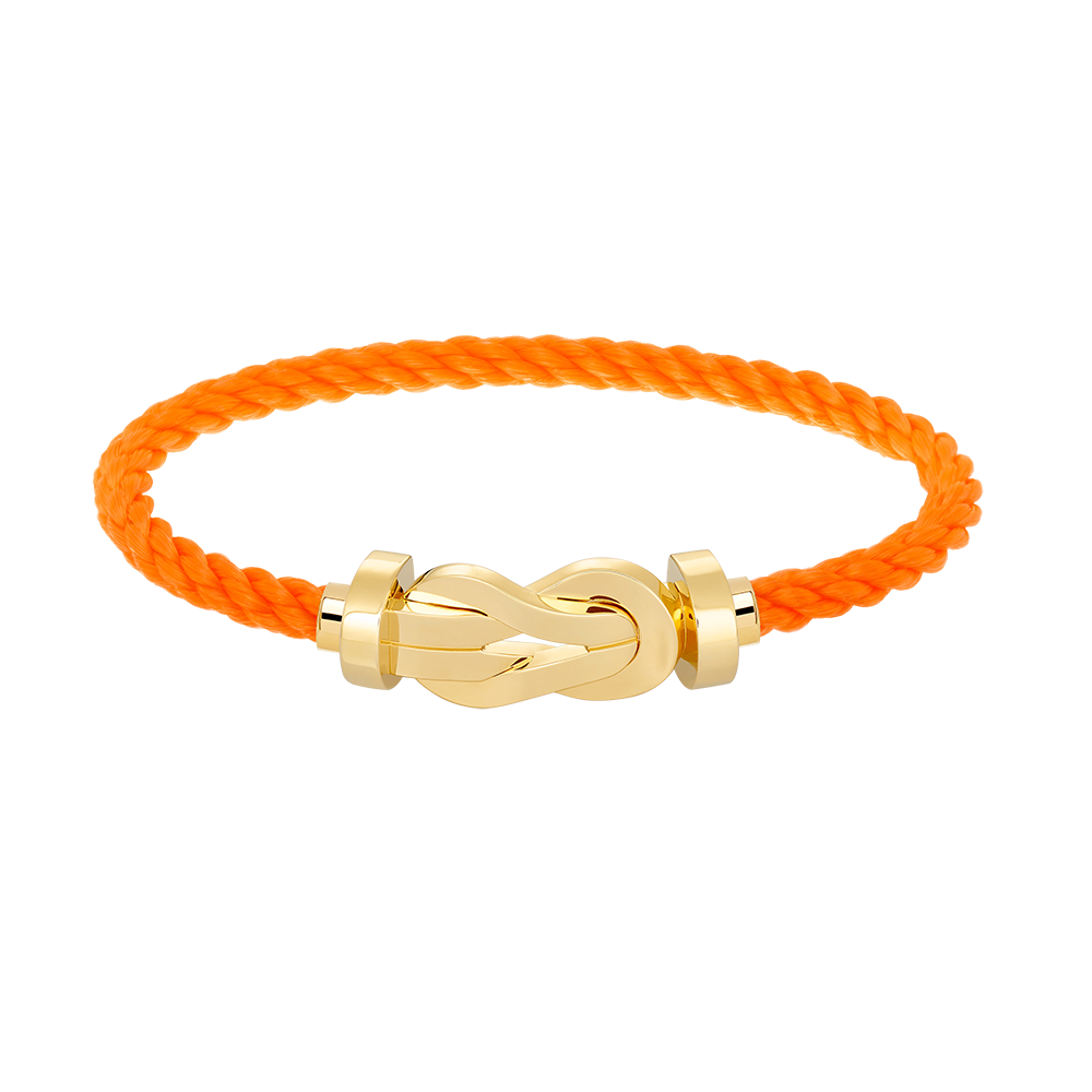 [Zalyn]LARGE 8-FIGURE BUCKLE BRACELET - GOLD