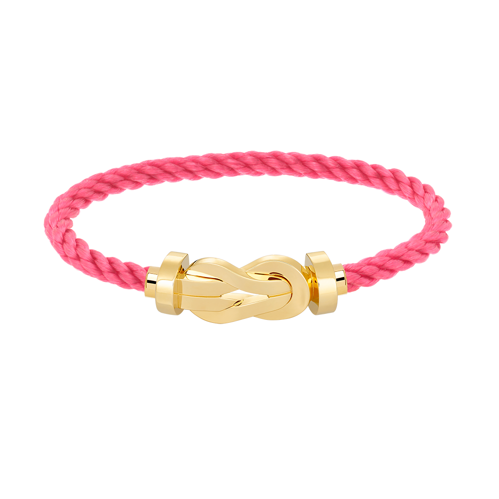 [Zalyn]LARGE 8-FIGURE BUCKLE BRACELET - GOLD