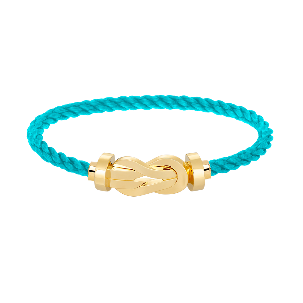 [Zalyn]LARGE 8-FIGURE BUCKLE BRACELET - GOLD