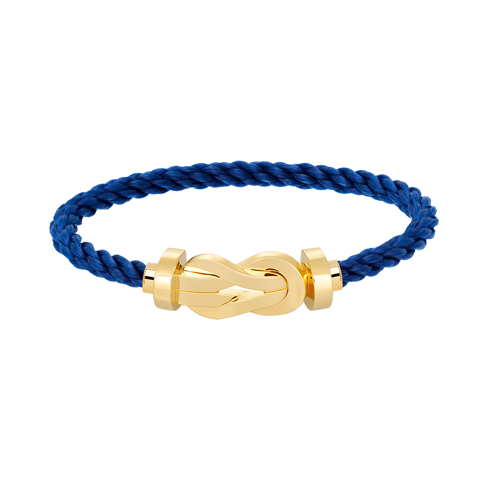 [Zalyn]LARGE 8-FIGURE BUCKLE BRACELET - GOLD