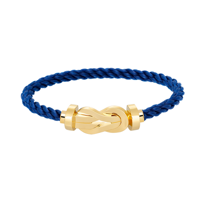 [Zalyn]LARGE 8-FIGURE BUCKLE BRACELET - GOLD