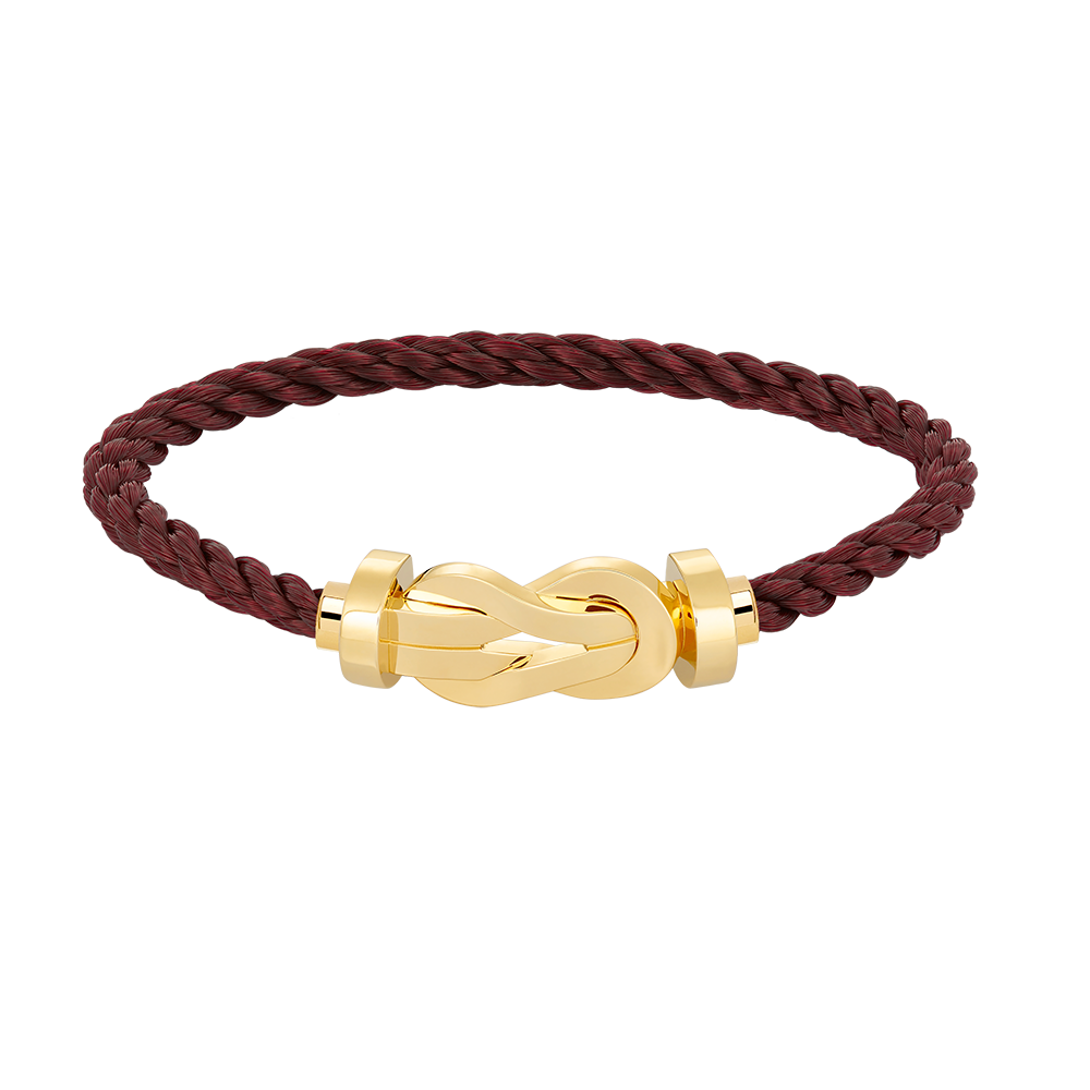 [Zalyn]LARGE 8-FIGURE BUCKLE BRACELET - GOLD