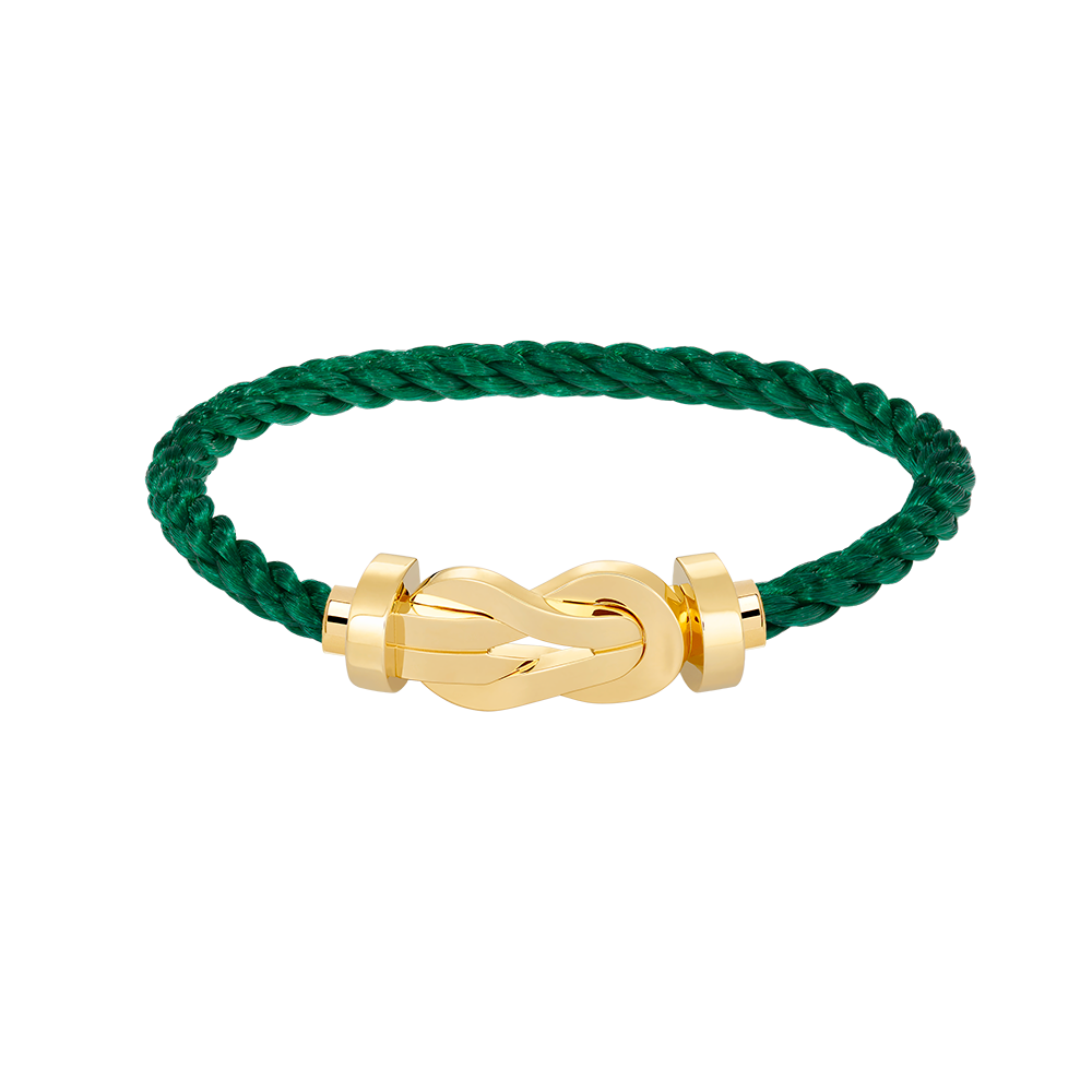 [Zalyn]LARGE 8-FIGURE BUCKLE BRACELET - GOLD