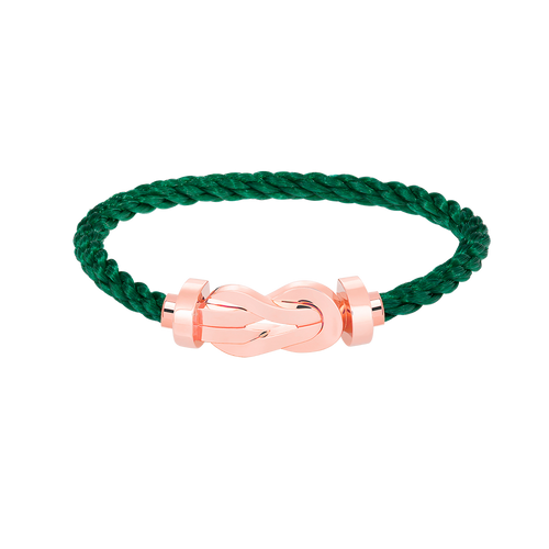 [Zalyn]LARGE 8-FIGURE BUCKLE BRACELET - ROSE GOLD