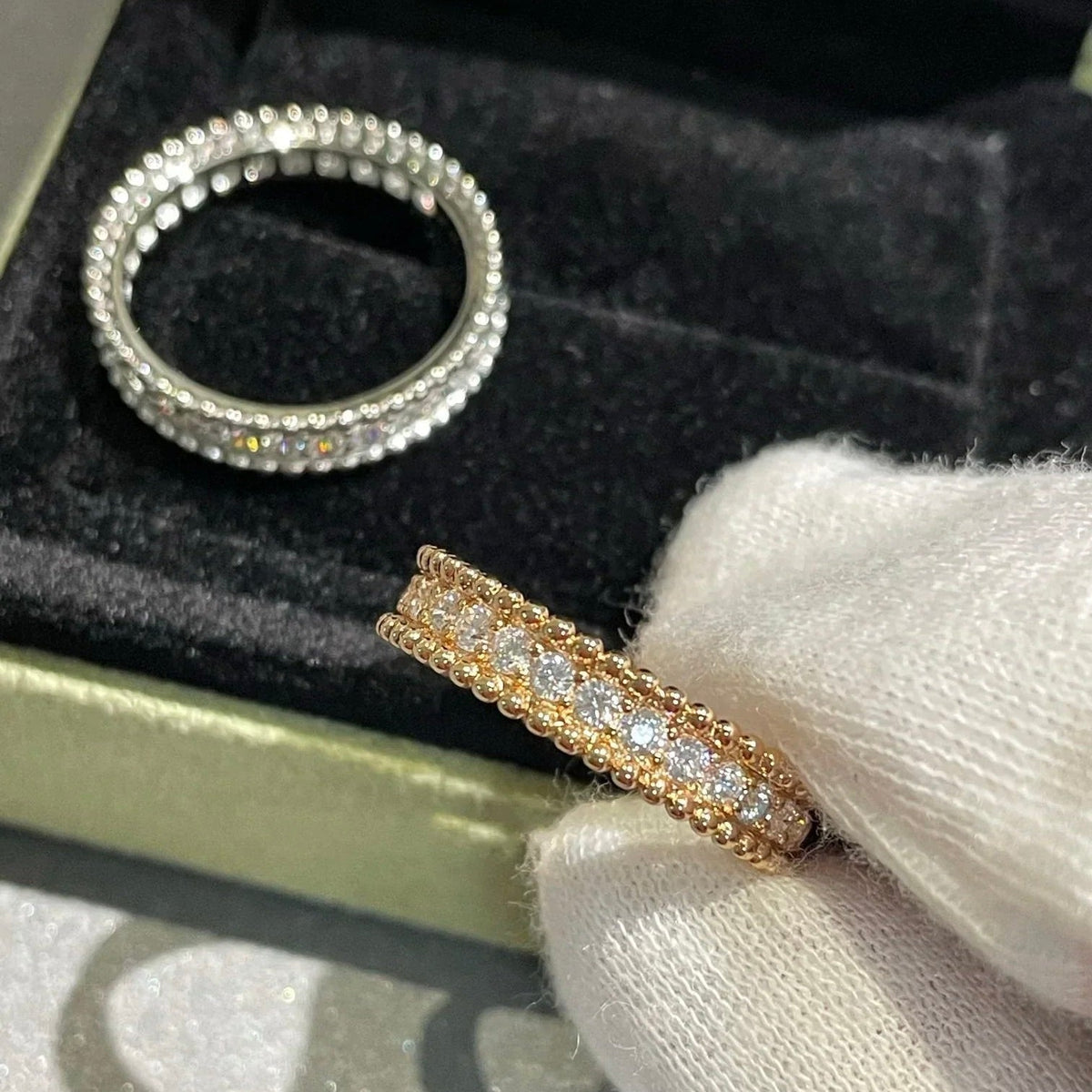 [Zalyn Jewelry ]PERLEE DIAMOND ROSE GOLD RING
