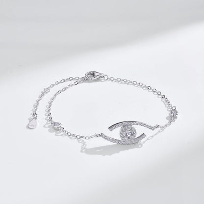[Zalyn]LUCKY EYE PAVÉ-SET DIAMOND BRACELET