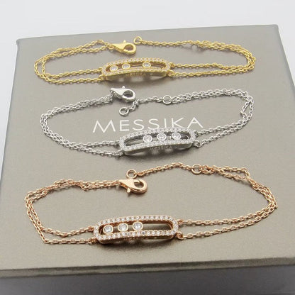 [Zalyn]MOVE CLASSIQUE PAVÉ DIAMOND BRACELET