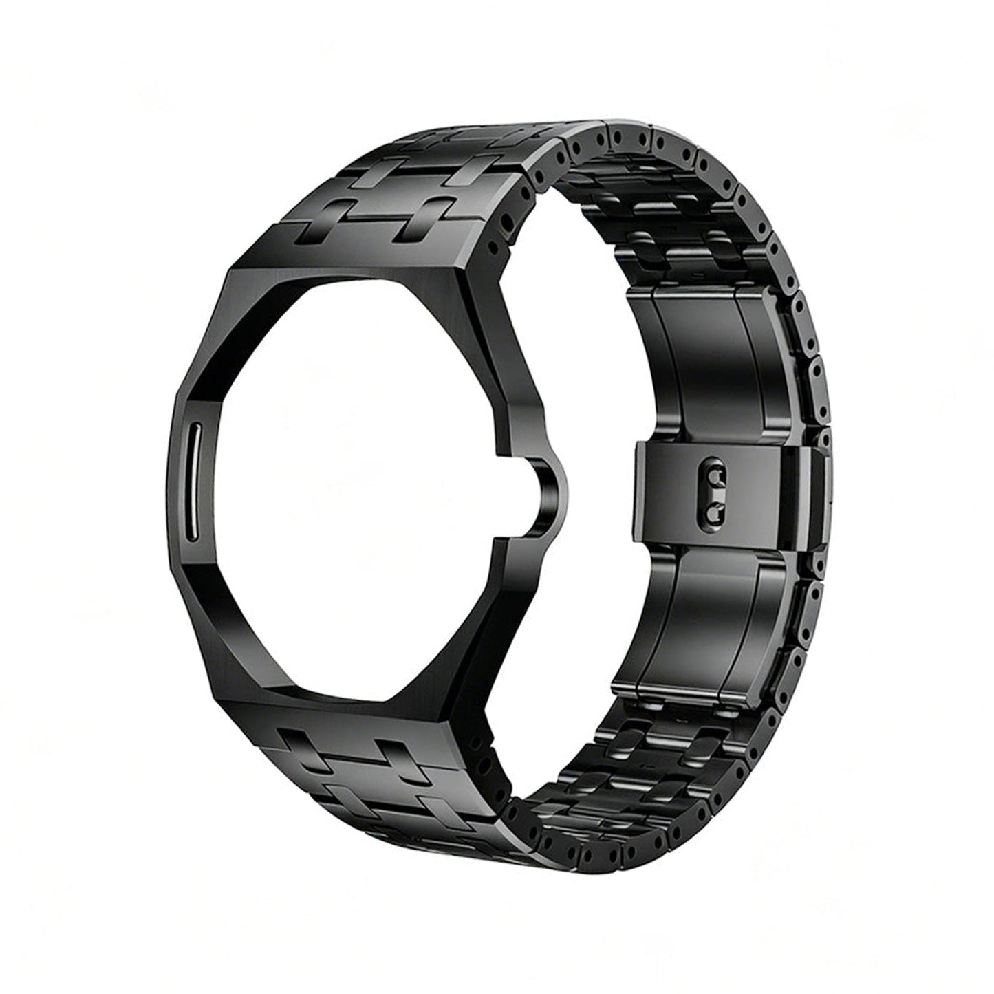 [Zalyn]OAK POP BLACK STEEL CASE & SILICONE STRAP