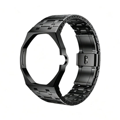 [Zalyn]OAK POP BLACK STEEL CASE & SILICONE STRAP
