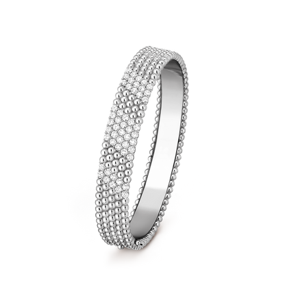 [Zalyn Jewelry]  FIVE-ROW DIAMOND BRACELET