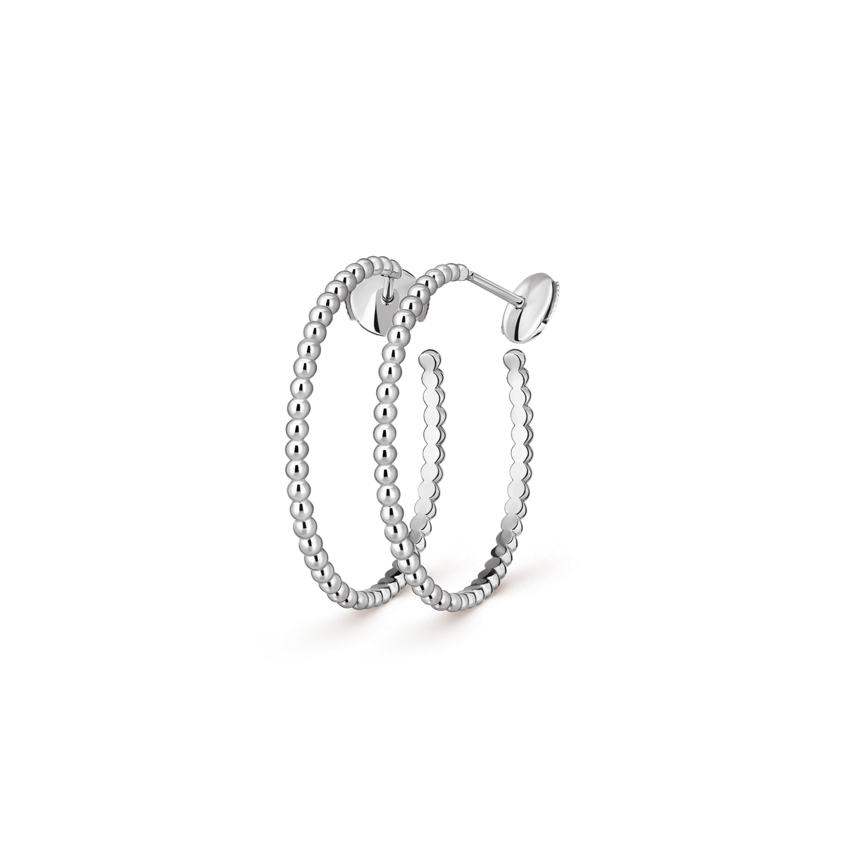 [Zalyn Jewelry] SMOOTH BEAD STUD EARRINGS