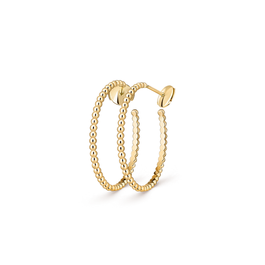 [Zalyn Jewelry] SMOOTH BEAD STUD EARRINGS