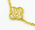 [Zalyn Jewelry ] CLOVER 5 MOTIF LASER BRACELET COLLECTION