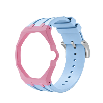[Zalyn]Royal Oak Pop Exclusive Bioceramic Case & Silicone Strap Mix Color