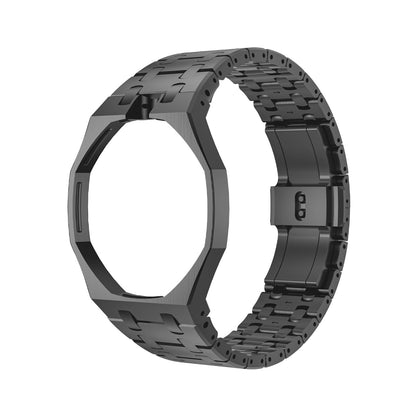 [Zalyn]OAK POP BLACK STEEL CASE & SILICONE STRAP