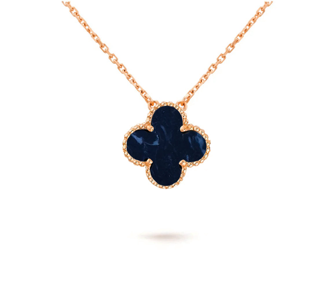 [Zalyn]15MM CLOVER FLOWER PENDANT NECKLACE COLLECTION