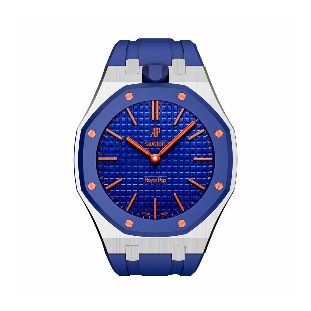 Royal Oak Pop Black Steel Case & Silicone Strap