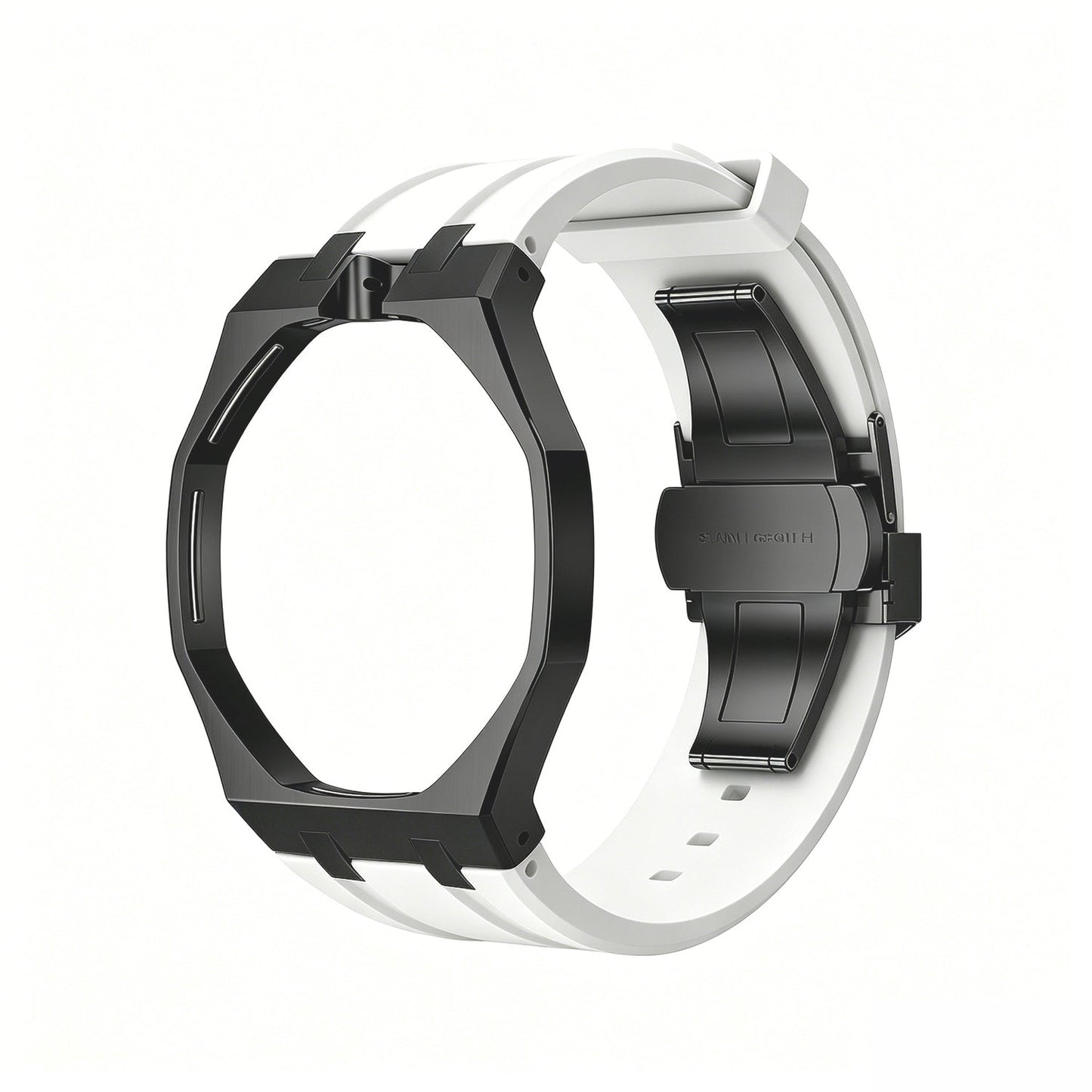 [Zalyn]OAK POP BLACK STEEL CASE & SILICONE STRAP