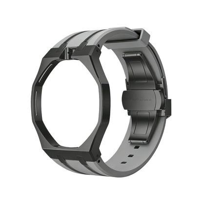 [Zalyn]OAK POP BLACK STEEL CASE & SILICONE STRAP