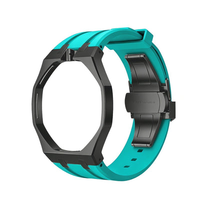 [Zalyn]OAK POP BLACK STEEL CASE & SILICONE STRAP