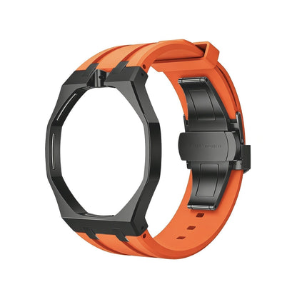 [Zalyn]OAK POP BLACK STEEL CASE & SILICONE STRAP