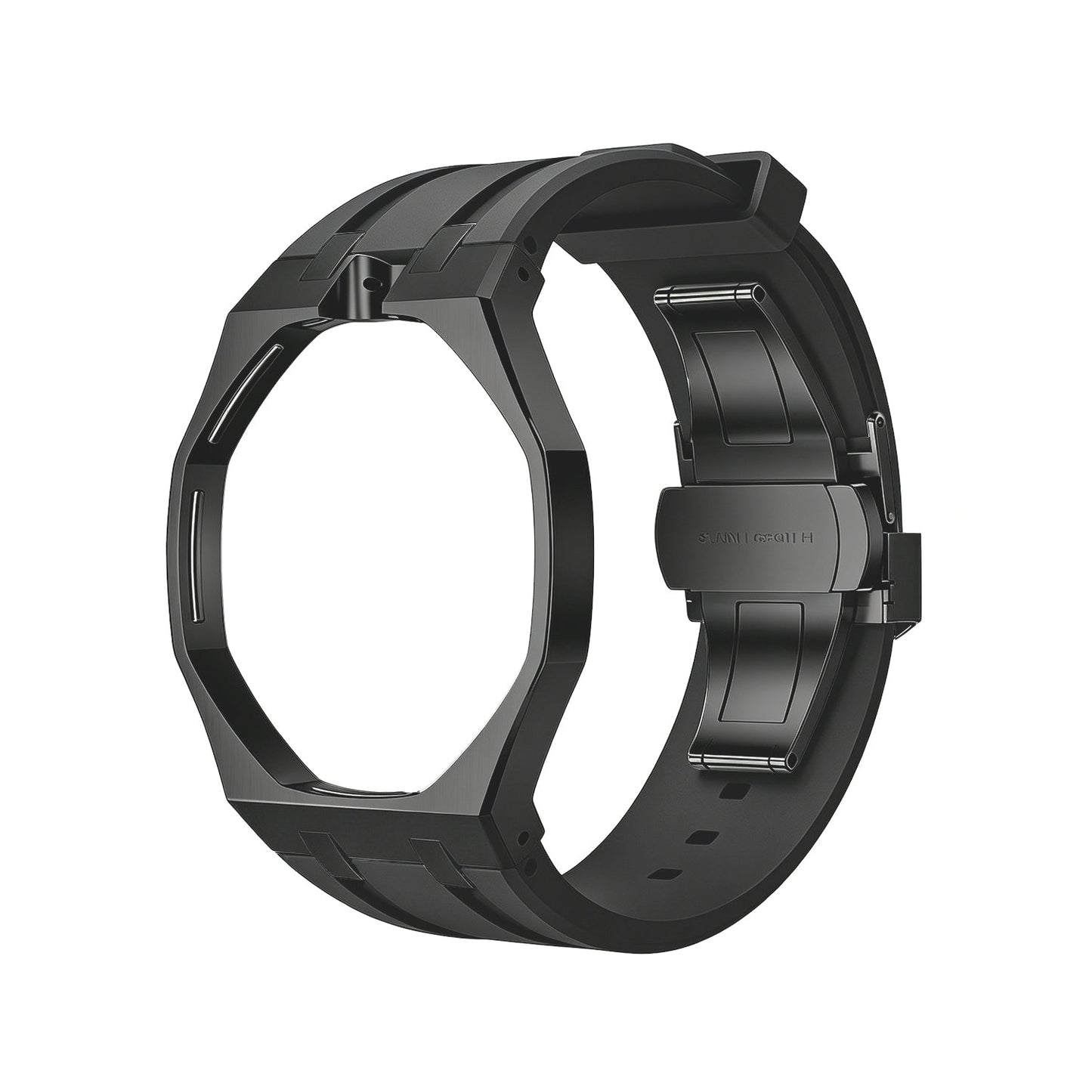 [Zalyn]OAK POP BLACK STEEL CASE & SILICONE STRAP
