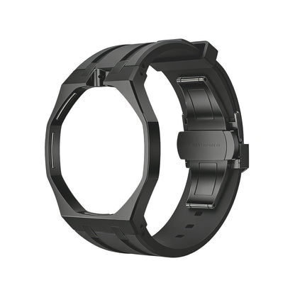 [Zalyn]OAK POP BLACK STEEL CASE & SILICONE STRAP