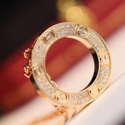[Zalyn Jewelry ]LOVE NECKLACE ADJUSTABLE ROSE GOLD