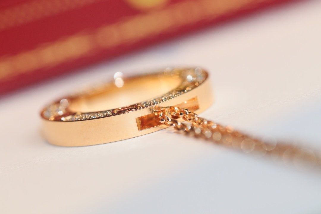 [Zalyn Jewelry ]LOVE NECKLACE ADJUSTABLE ROSE GOLD