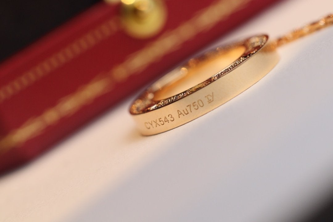 [Zalyn Jewelry ]LOVE NECKLACE ADJUSTABLE ROSE GOLD