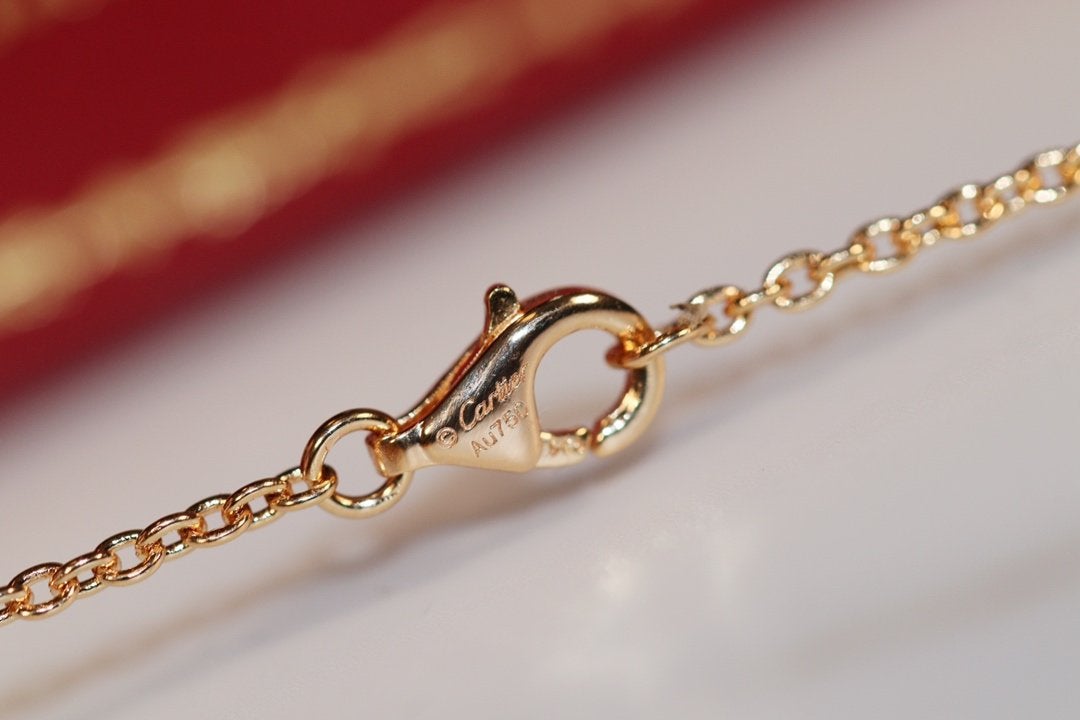 [Zalyn Jewelry ]LOVE NECKLACE PINK GOLD AND SILVER