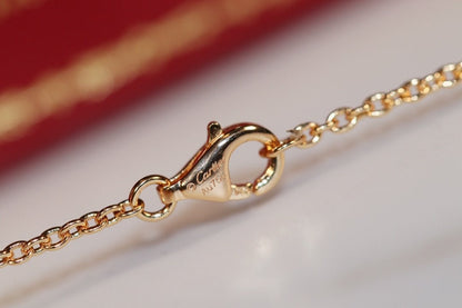 [Zalyn Jewelry ]LOVE NECKLACE PINK GOLD AND SILVER