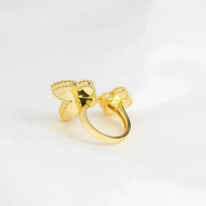 [Zalyn Jewelry ]LUCKY BETWEEN THE FINGER RING