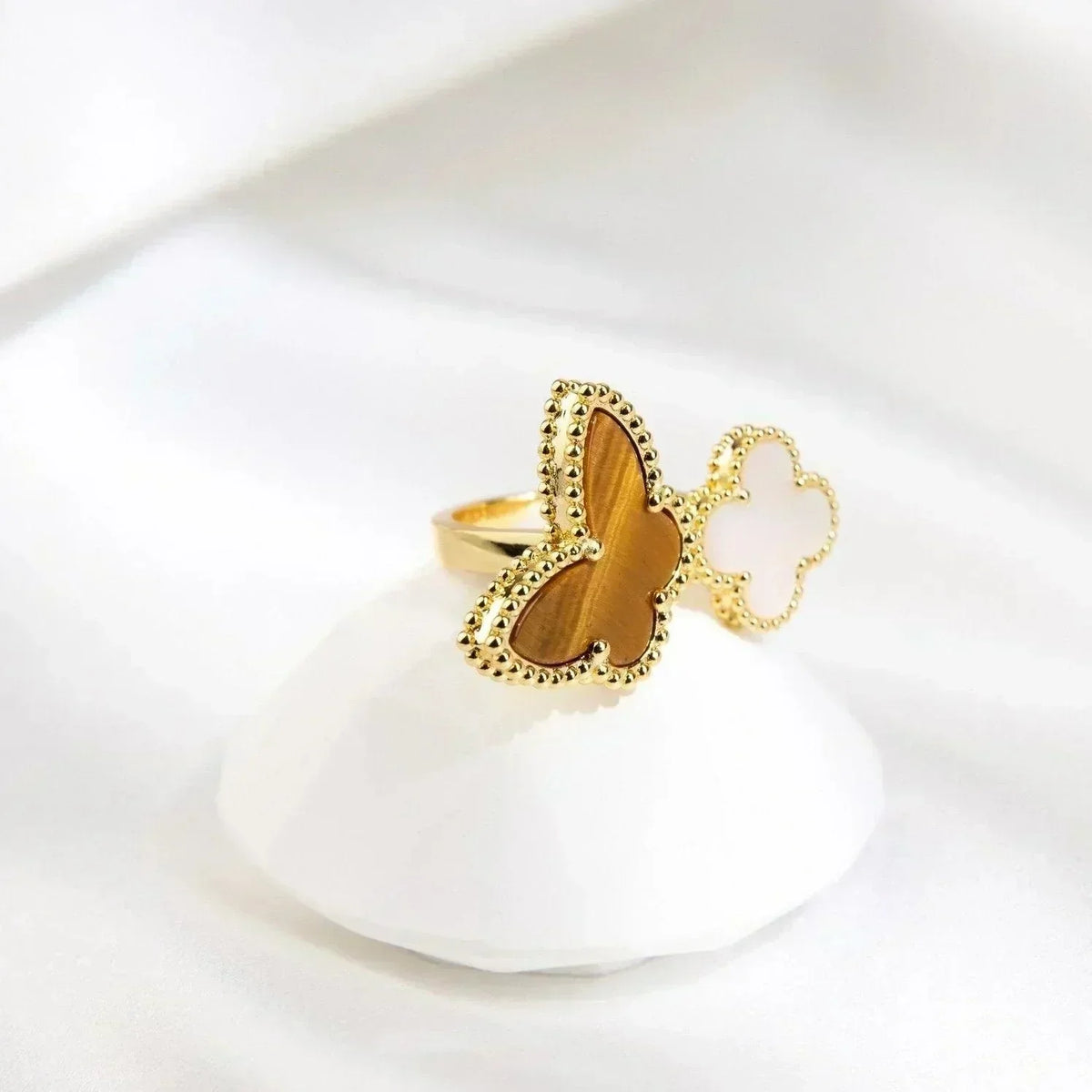 [Zalyn Jewelry ]LUCKY BETWEEN THE FINGER RING