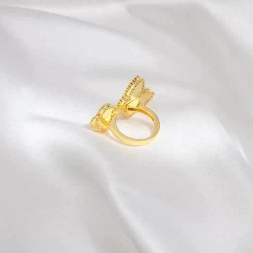 [Zalyn Jewelry ]LUCKY BETWEEN THE FINGER RING