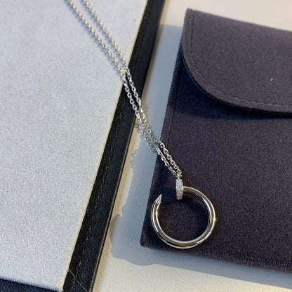 [Zalyn Jewelry ]JUSTE NECKLACE SILVER