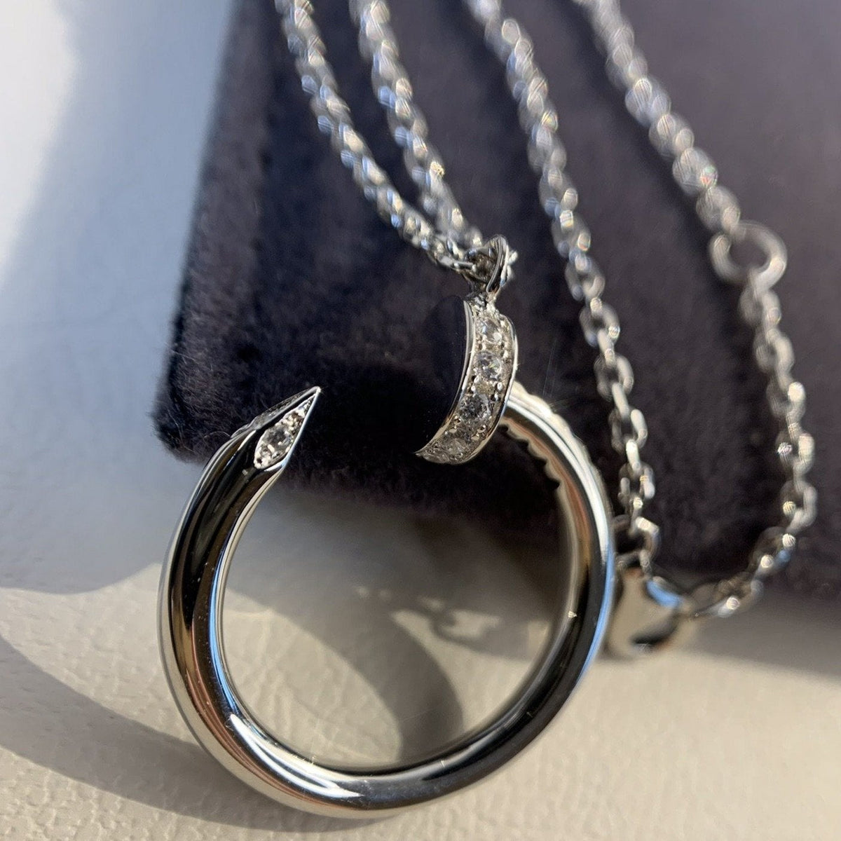 [Zalyn Jewelry ]JUSTE NECKLACE SILVER