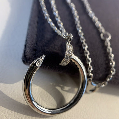 [Zalyn Jewelry ]JUSTE NECKLACE SILVER