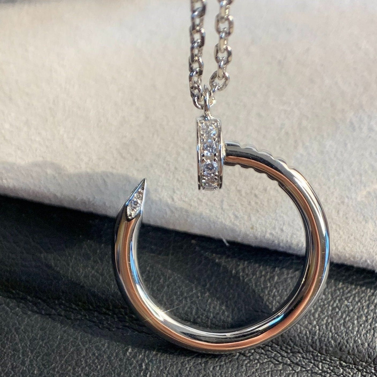 [Zalyn Jewelry ]JUSTE NECKLACE SILVER