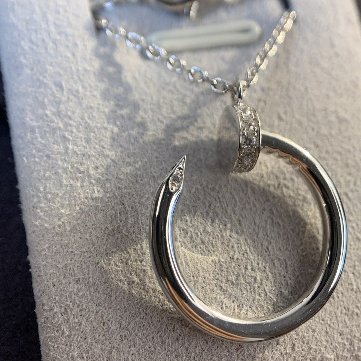 [Zalyn Jewelry ]JUSTE NECKLACE SILVER