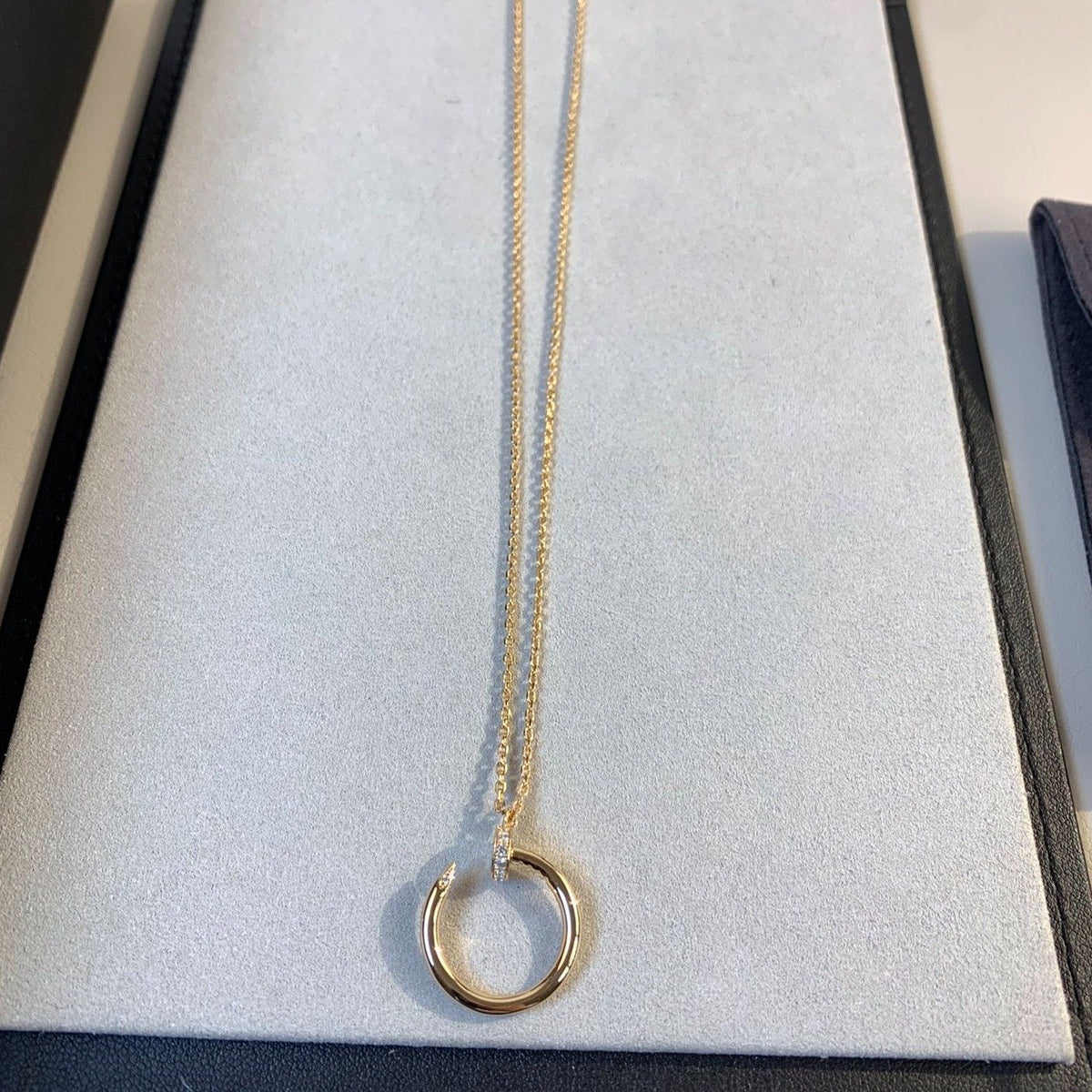 [Zalyn Jewelry ]JUSTE NECKLACE PINK GOLD