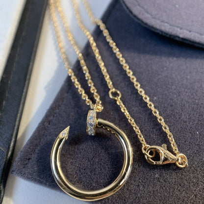 [Zalyn Jewelry ]JUSTE NECKLACE PINK GOLD