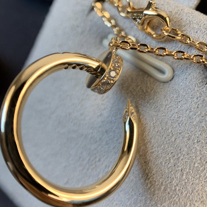 [Zalyn Jewelry ]JUSTE NECKLACE PINK GOLD