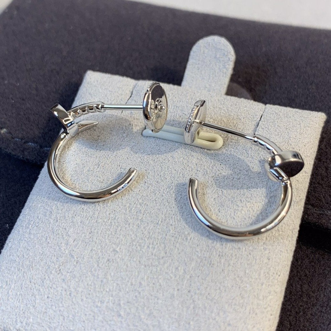 [Zalyn Jewelry ]JUSTE EARRINGS SILVER