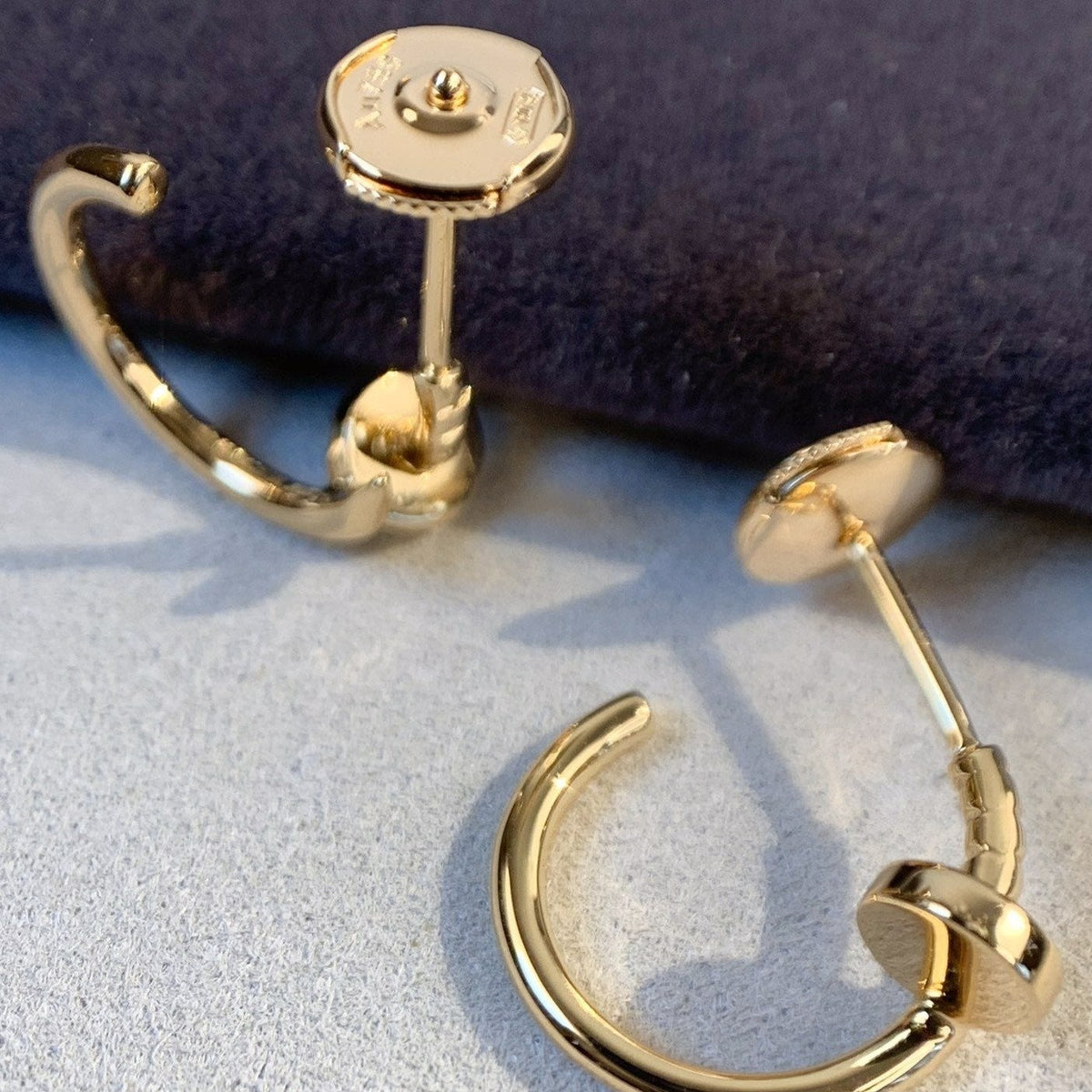 [Zalyn Jewelry ]JUSTE EARRINGS PINK GOLD