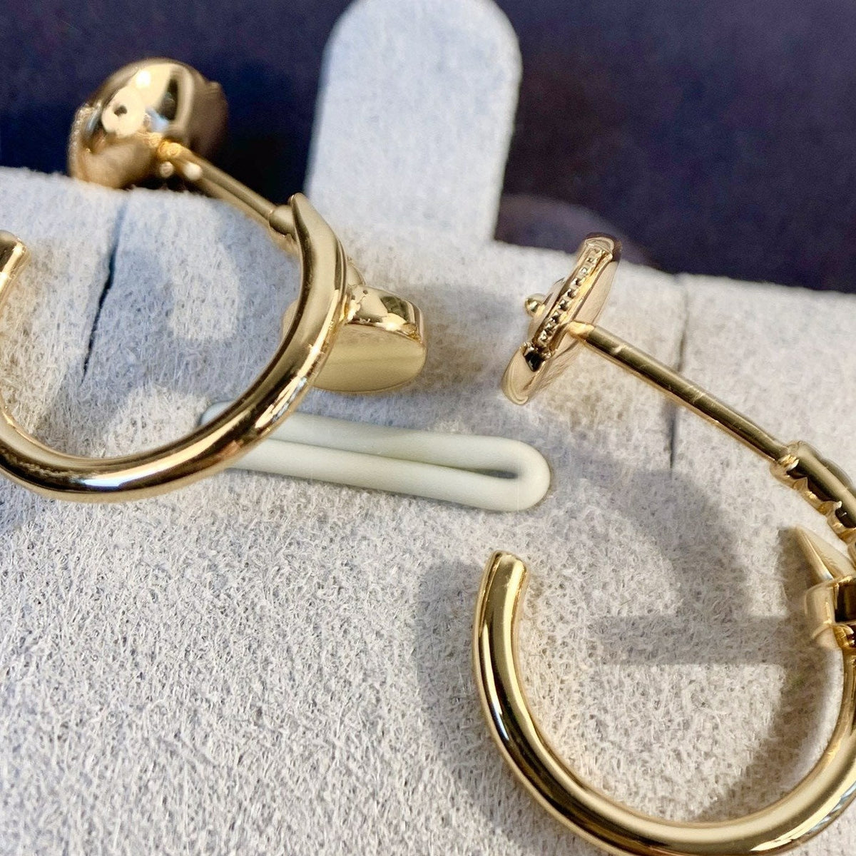 [Zalyn Jewelry ]JUSTE EARRINGS PINK GOLD