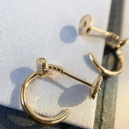 [Zalyn Jewelry ]JUSTE EARRINGS PINK GOLD