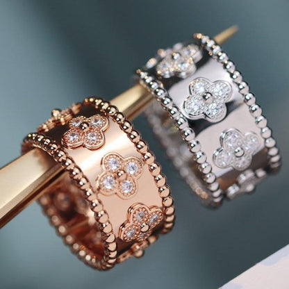 [Zalyn Jewelry ]CLOVER KALEIDOSCOPE RING 10MM