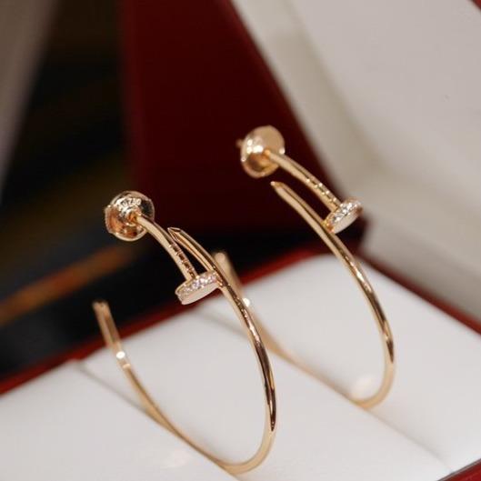 [Zalyn Jewelry ]JUSTE EARRINGS DIAMONDS 1.8MM